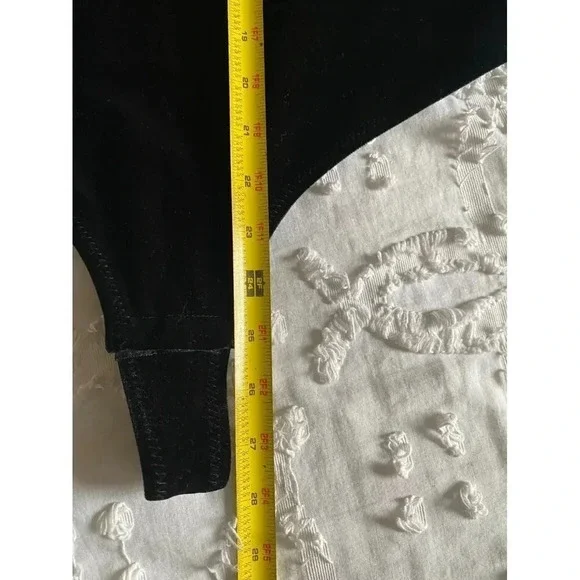 Madewell Bodysuit Women’s Small Black Velvet - Picture 9 of 9